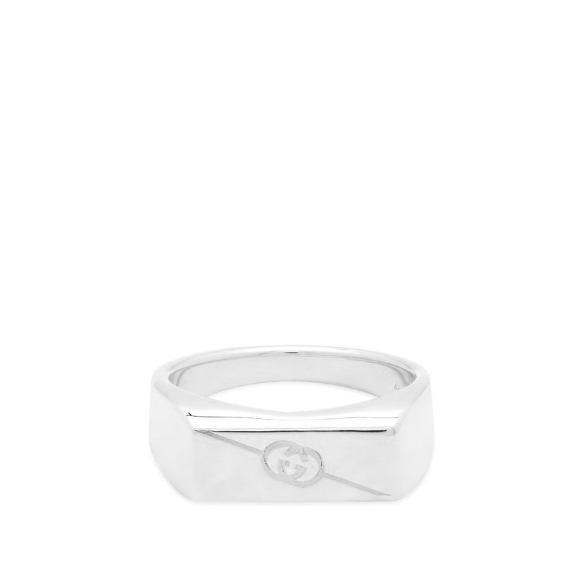 Пръстен Gucci Tag Interlocking G Ring "Sterling Silver" Металик | YBC774038001