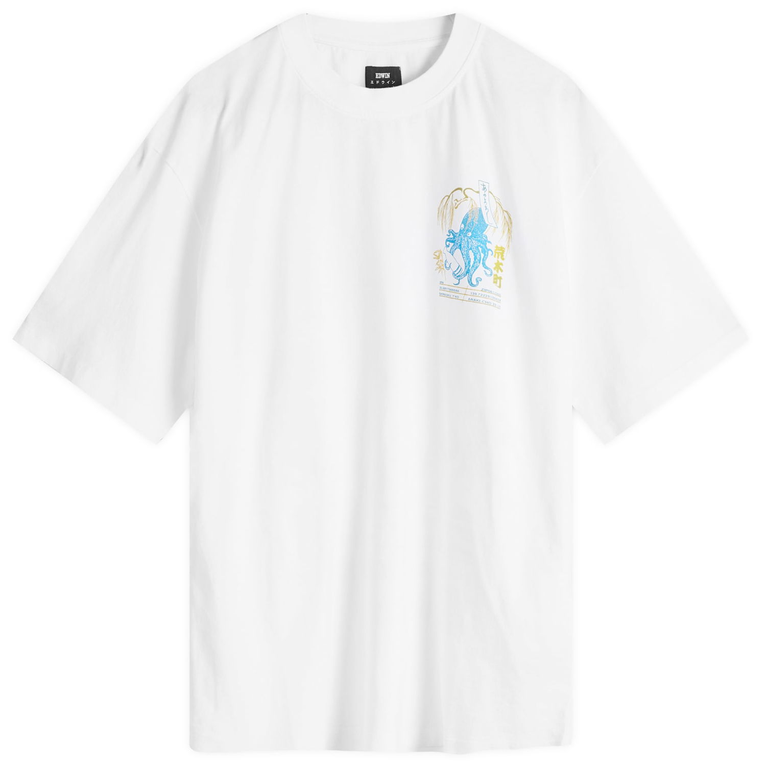 Тениска EDWIN Drink Modd T-Shirt Print Бяло | I034185-0267, 0