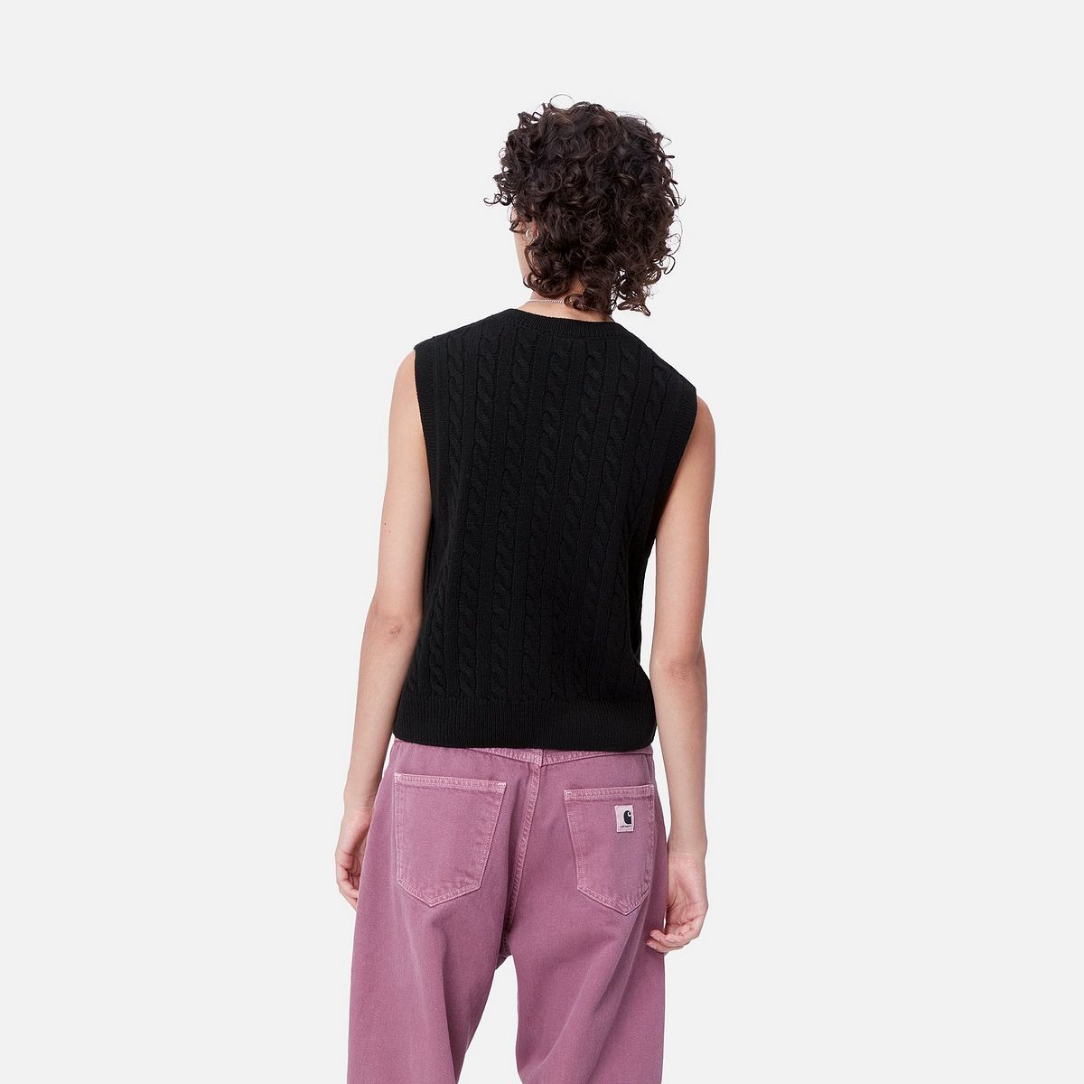 Пуловер Carhartt WIP Signature Vest Sweater Черно | I033882_7, 1