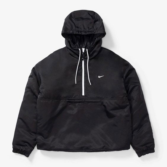 Ветровка Nike Solo Swoosh Satin Anorak Jacket Черно | DR0839-010, 0