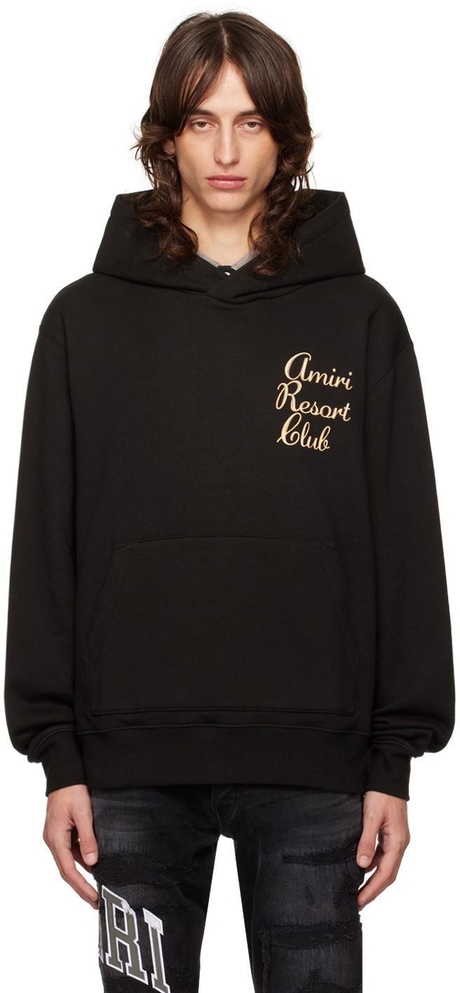 Суитчър AMIRI Resort Club Hoodie Черно | AMJYHD1038