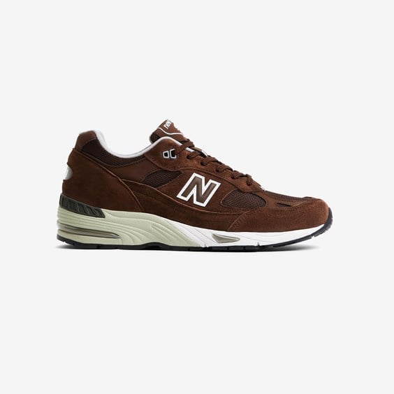 Кецове и обувки New Balance 991 Made in England Кафяво | M991BGW, 1