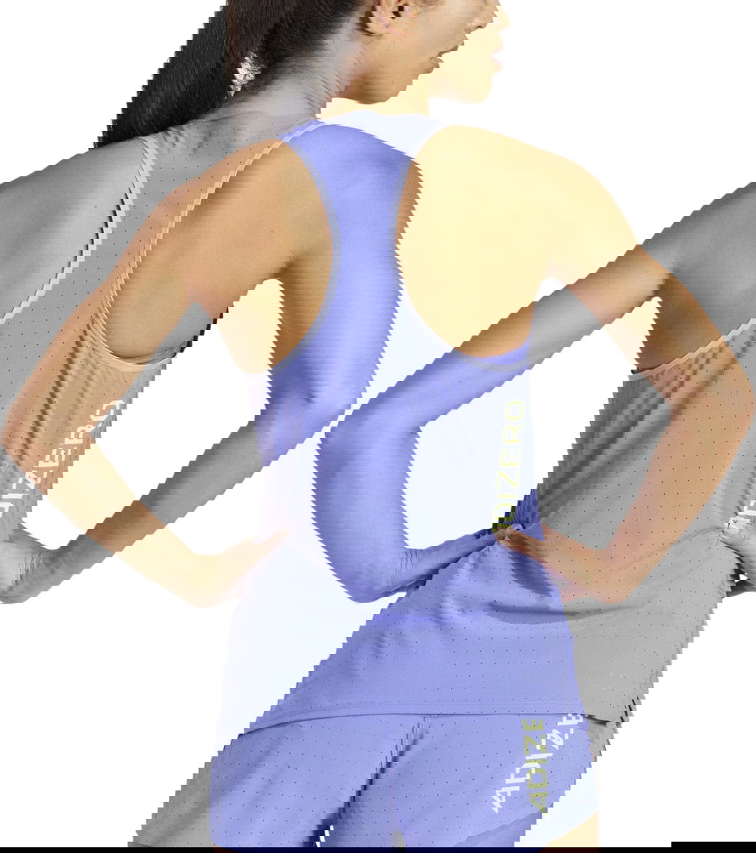 Потник adidas Originals Adizero Tank Top Лилаво | ix2807, 1