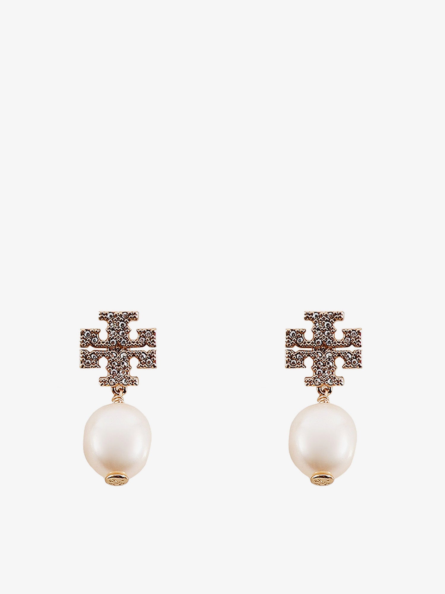 Обеци Tory Burch Pearl Drop Earrings Металик | 60525137, 0