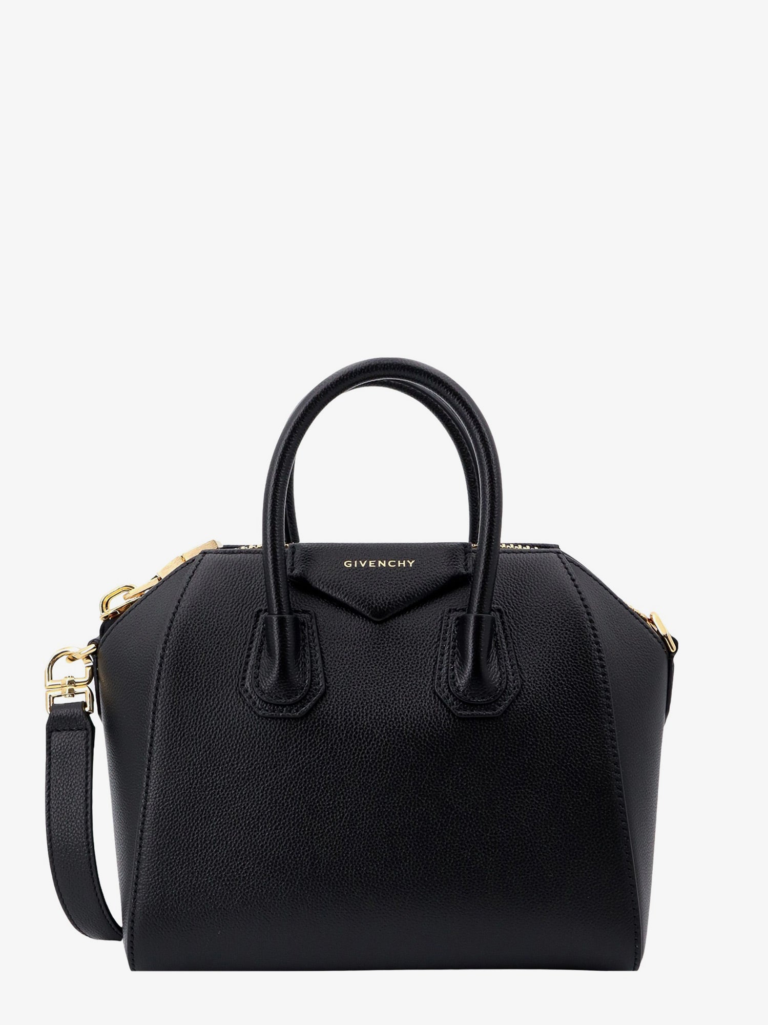 Дамска чанта Givenchy Givenchy Antigona Mini Leather Satchel Bag Черно | BB50TNB20R001, 0
