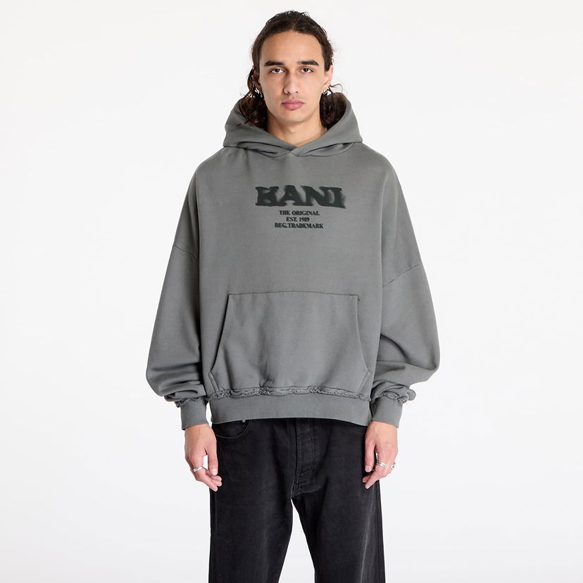 Суитчър Karl Kani Sweatshirt Retro Sprayed OS Hoodie Anthracite S Сиво | 60210110