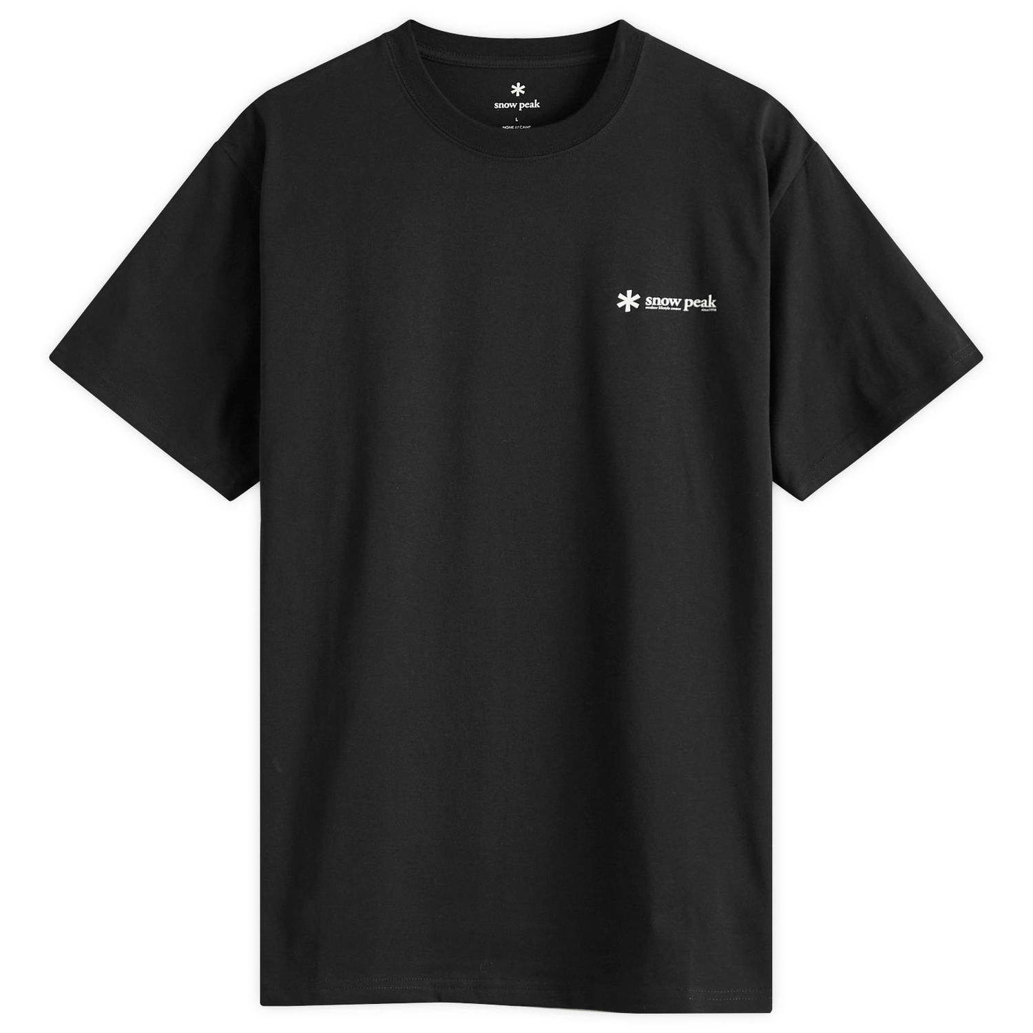 Тениска Snow Peak Logo Graphic T-Shirt, Size L Черно | TS-25SU101-BK, 0