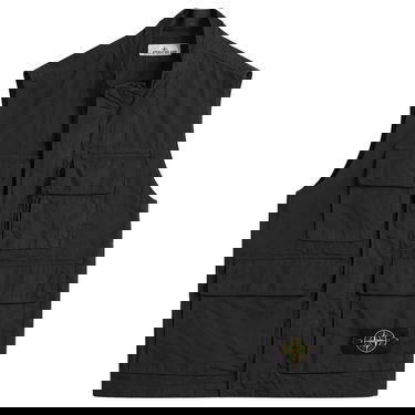Жилетка Stone Island Stone Island Canvas Weave Cotton Vest, Size Large Черно | K2S15G100001-V0062, 1