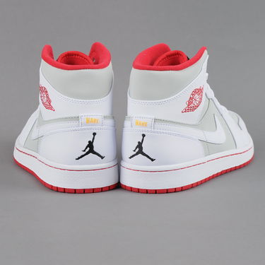 Кецове и обувки Jordan Air Jordan 1 Mid "Hare" 2015 Бяло | 719551-123, 3