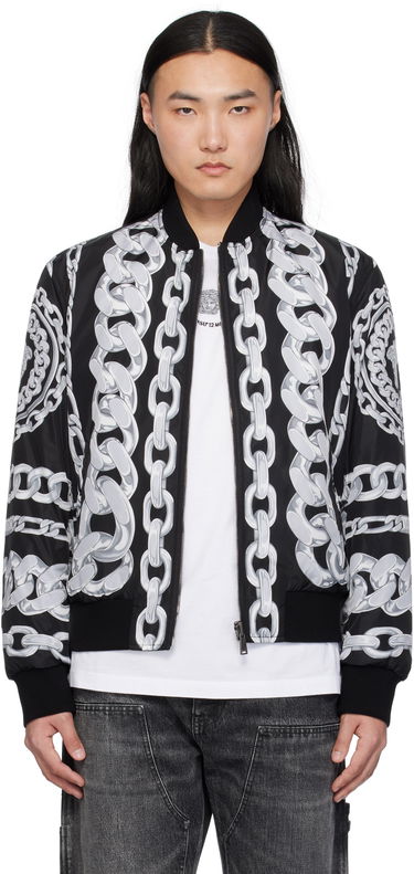 Яке бомбър Versace Versace Medusa Chains Reversible Bomber Jacket Черно | 1018824_1A13441, 0
