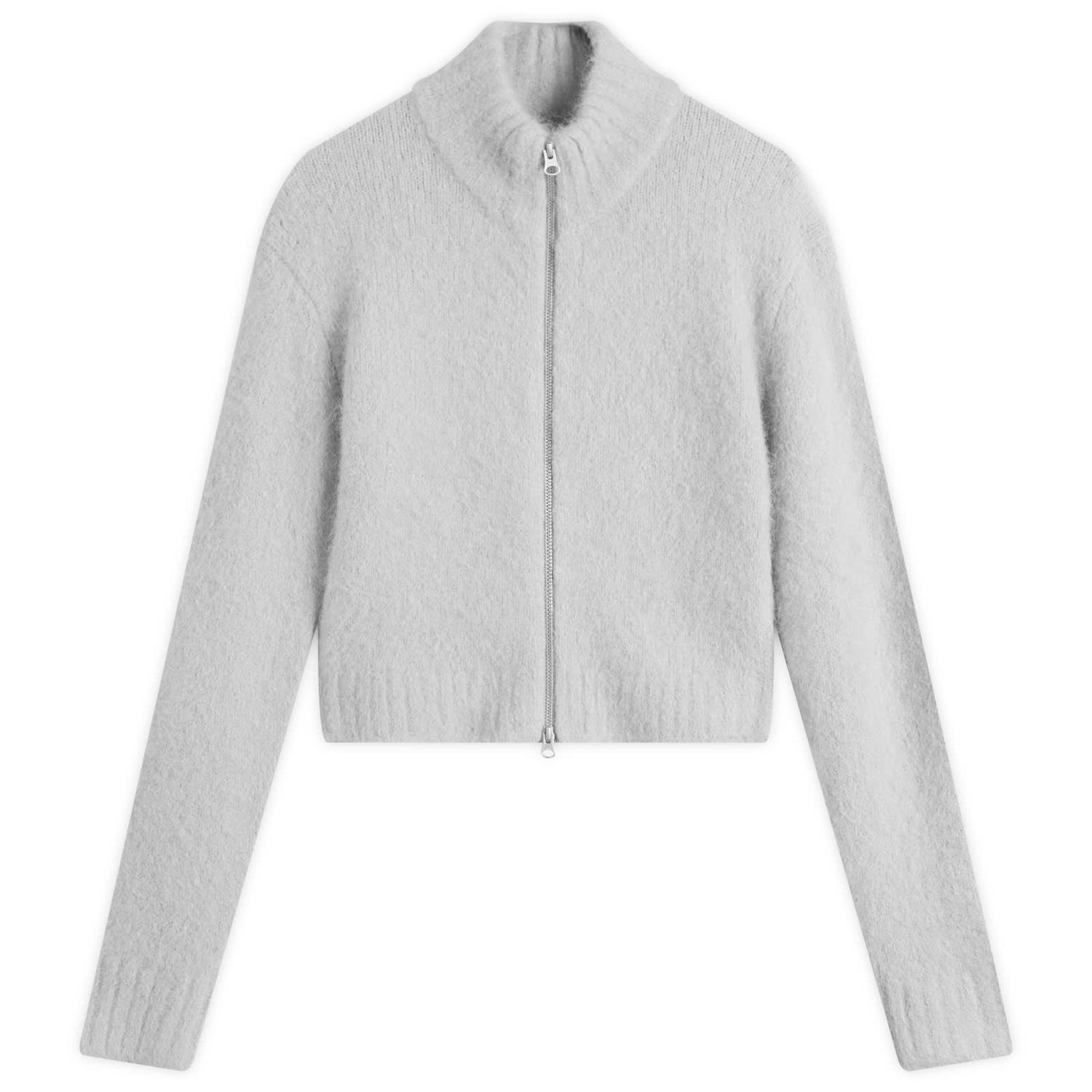 Пуловер Samsoe Samsoe Sajeanne Cropped Fuzzy Cardigan Сиво | F24400072-CLR000657, 1