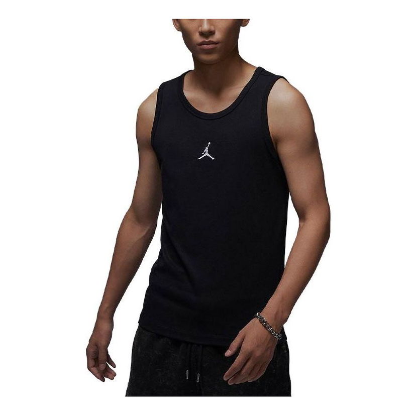 Потник Jordan Men's Embroidered Logo Tank Top Черно | FQ6990-010