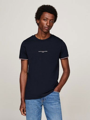 Тениска Tommy Hilfiger S/S T-Shirt Черно | MW0MW32584DW5