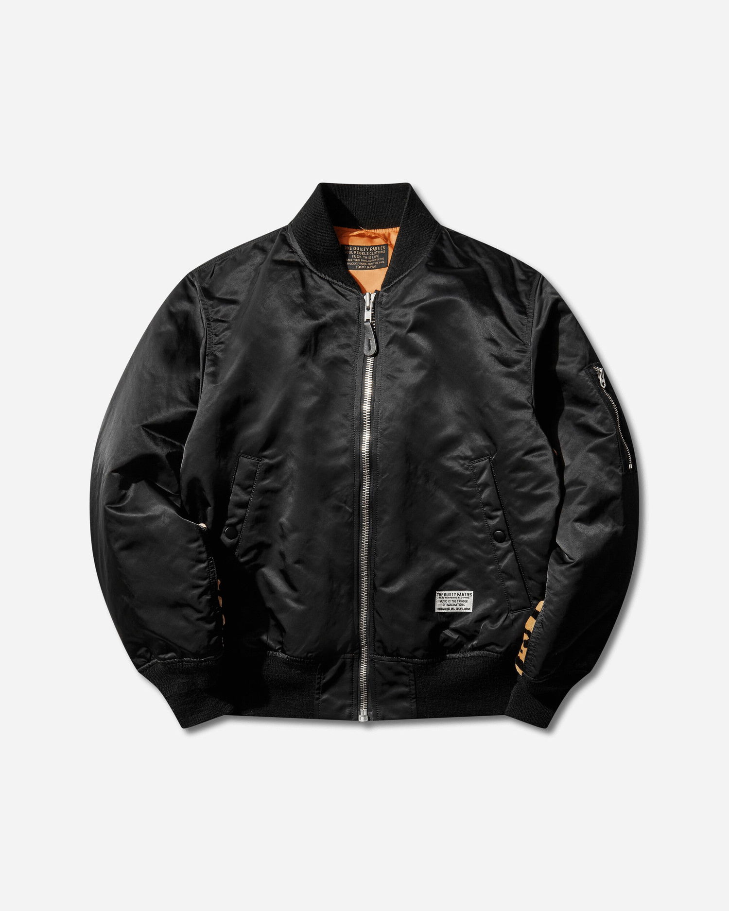 Яке бомбър WACKO MARIA MA-1 Flight Jacket (Type-1) Черно | 25FW-WMO-ML02 BLACK, 0