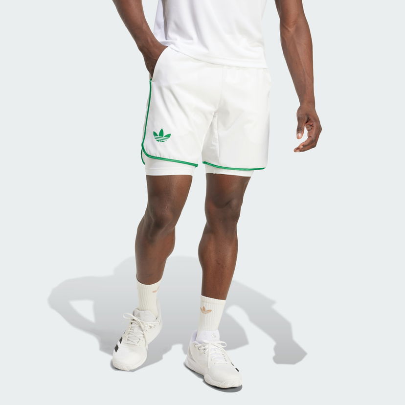 Къси панталони adidas Performance Tennis Layered Shorts Climacool Бяло | JN0786