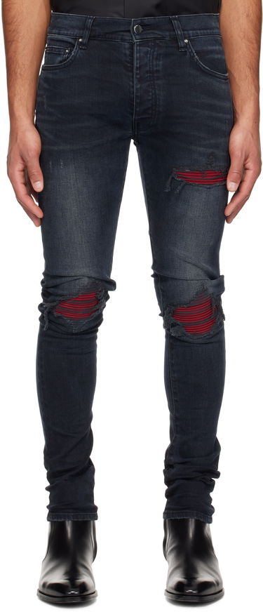 Дънки AMIRI Indigo Ultrasuede MX1 Jeans Тъмно синьо | AMDNSY1099, 0