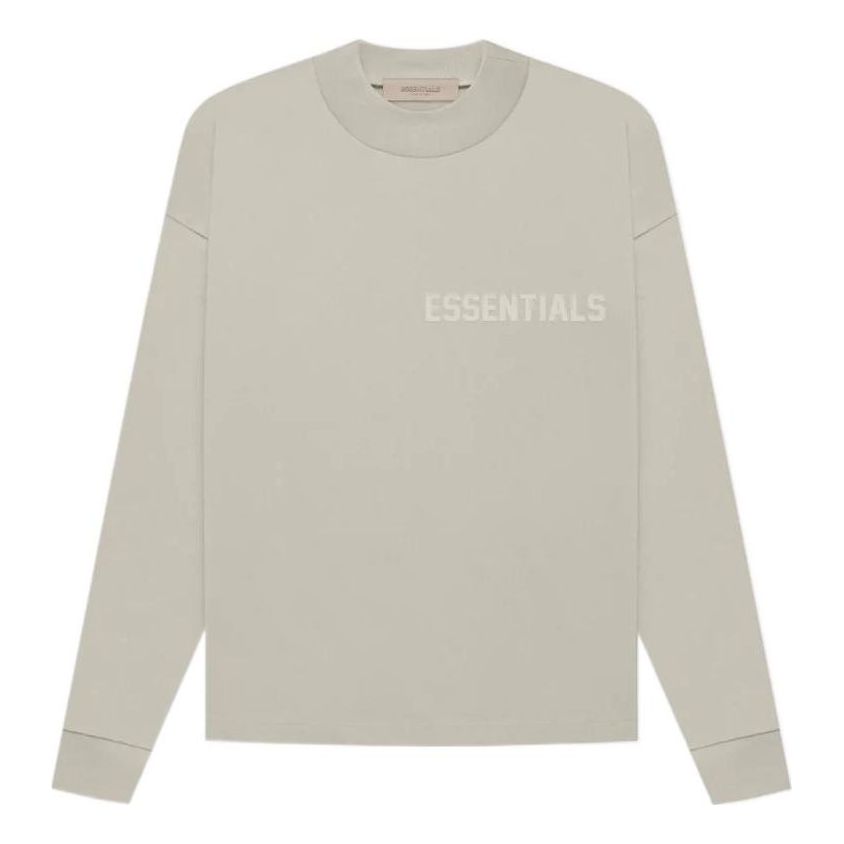 Пуловер Fear of God Essentials Smoke Logo Long Sleeve T-Shirt Зелено | ESSLTLE2011MJ, 0