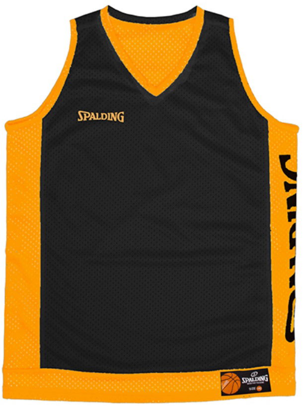 Потник Spalding Spalding Reversible Basketball Tank Top Оранжево
 | 40221207-mangosorbblack, 1