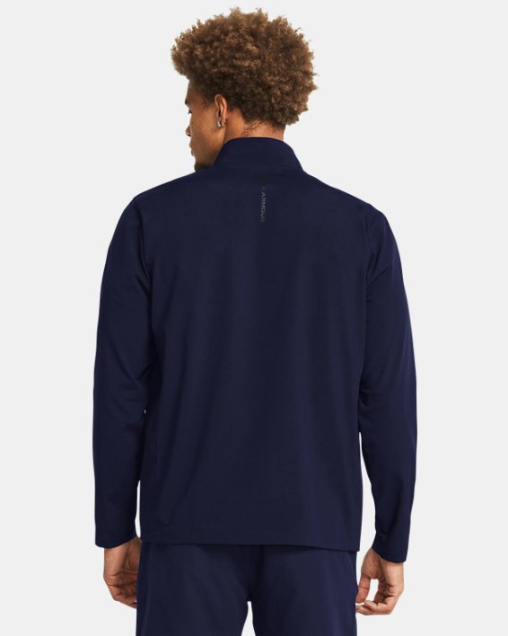 Тениска Under Armour Herren Storm Windstrike Oberteil mit durchgehendem Zip Midnight Blaue Тъмно синьо | 1383150-410, 1