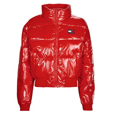 Пухо яке Tommy Hilfiger BADGE GLOSSY PUFFER Червено | DW0DW16098-XNL, 0