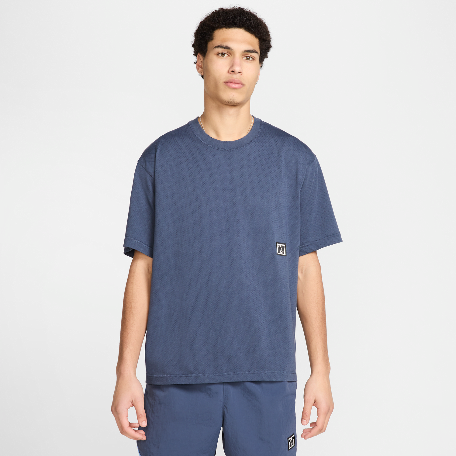 Тениска Nike Nike Gym Heritage Dri-FIT Fitness T-Shirt Синьо | HJ3126-437, 1