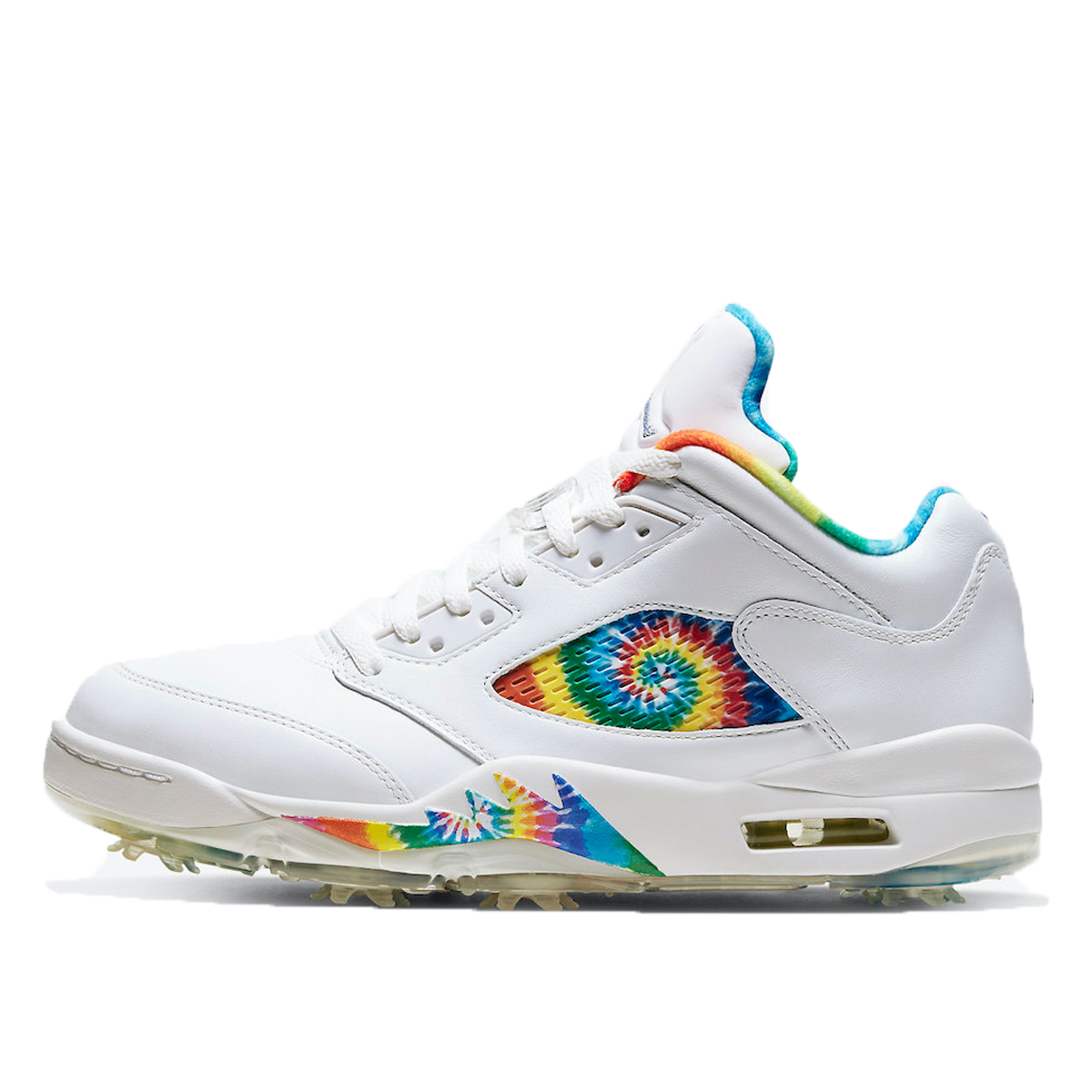 Кецове и обувки Jordan Air Jordan 5 Low Golf "Peace, Love, and Golf" Бяло | CW4205-100, 0