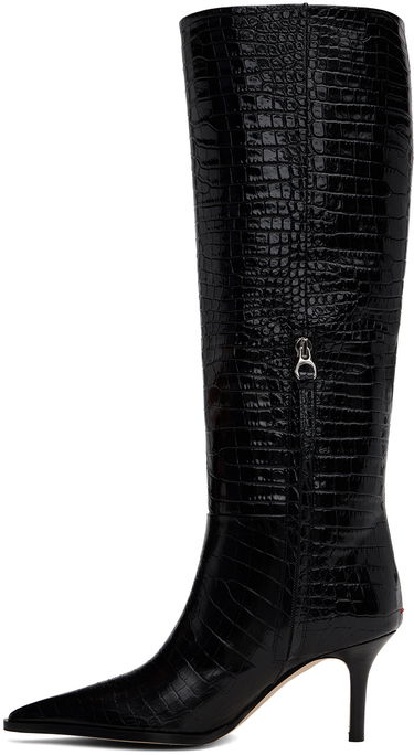 Чорапи Aeyde Aeyde Tula Leather Tall Boots Черно | A11-KB-TULP75ST95-FW24-800-065, 2