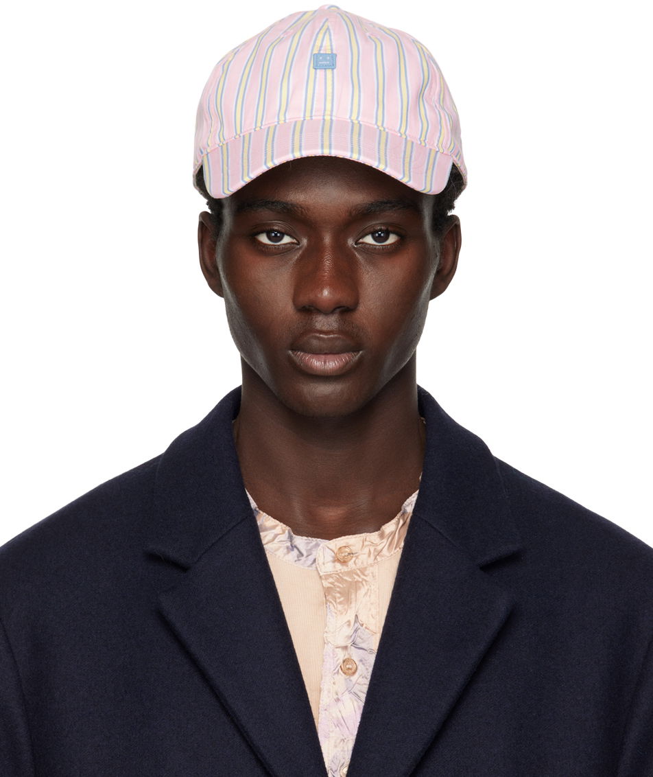 Шапка с козирка Acne Studios Micro Patch Cap Розово | C40323-, 0