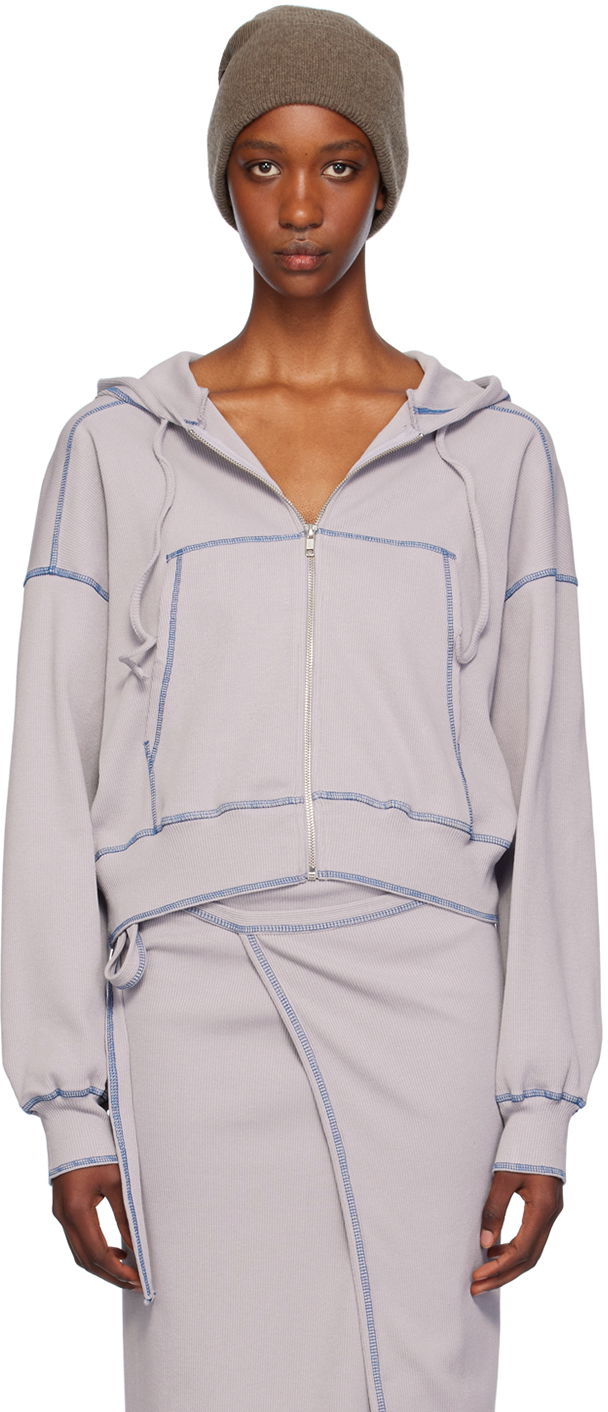 Суитчър Baserange Way Zip-Up Hoodie Лилаво | FWAH-CH-WI24, 0