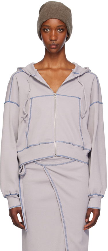 Суитчър Baserange Way Zip-Up Hoodie Лилаво | FWAH-CH-WI24, 0