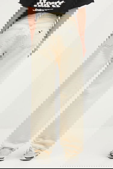 Дънки Carhartt WIP Noxon High Waist Wide Leg Jeans Бежово | I031920.01SN, 2