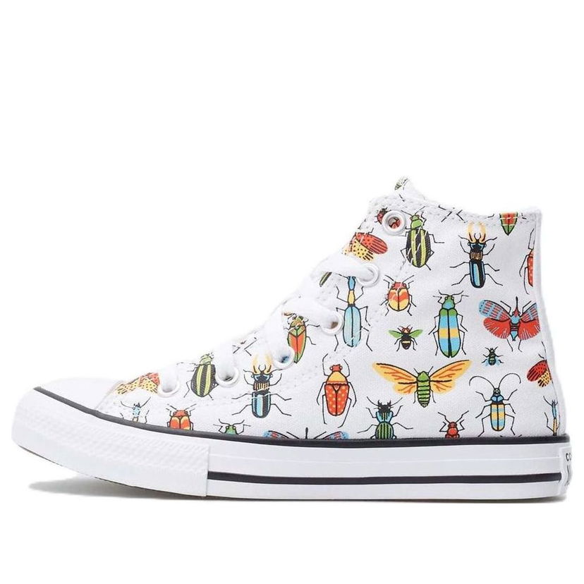 Кецове и обувки Converse Chuck Taylor All Star High Top 'A Bug's World' Бяло | 670704C