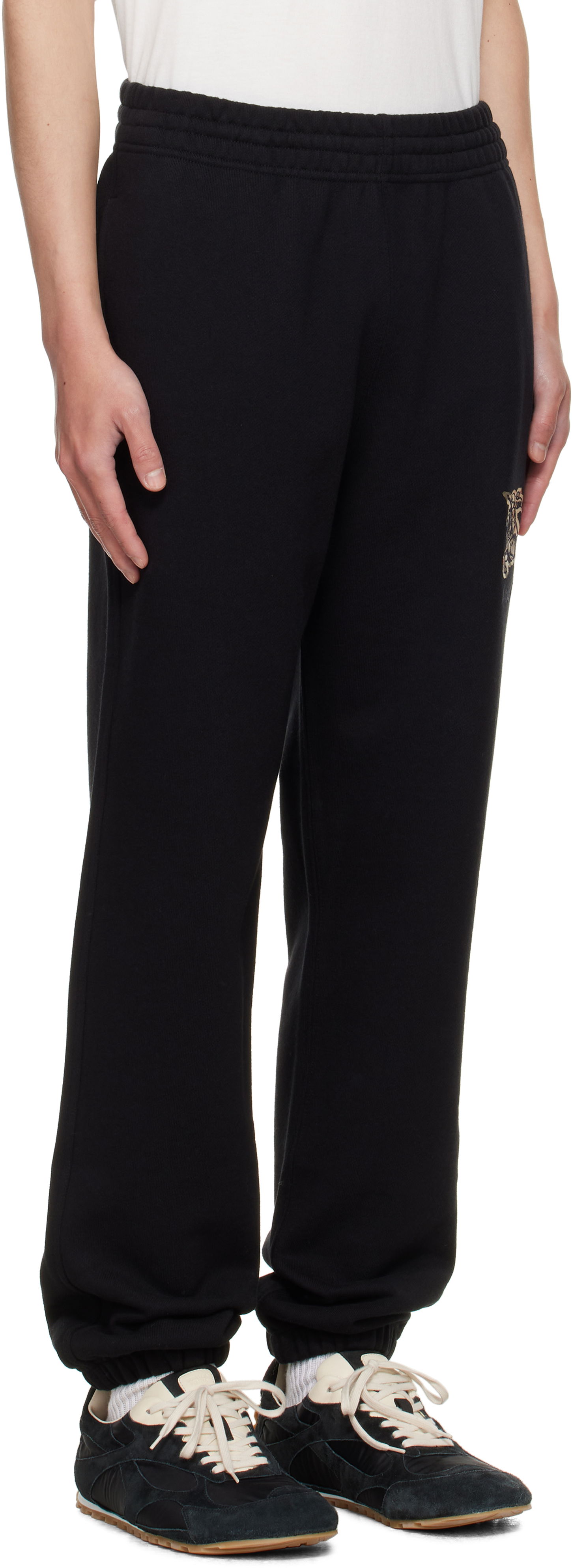 Спортни панталони Burberry Burberry Cotton Jogging Sweatpants Черно | 8116095, 1
