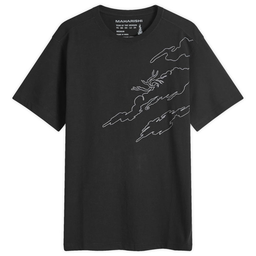 Тениска Maharishi Sparse Bonsai T-Shirt Черно | 5339-BLK