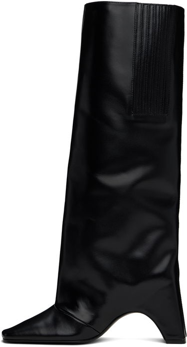 Pокля Coperni Coperni Bridge Leather Boots Черно | COPSH03857, 2