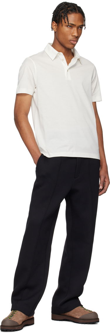 Поло тениска Moncler Moncler Archivio Short Sleeve Polo Бяло | K10918A000188390X, 4