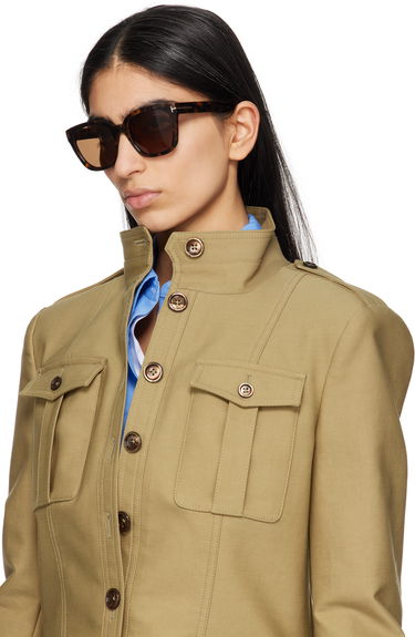 Слънчеви очила Tom Ford Tom Ford Haylay Polarized Sunglasses Кафяво | FT1216_5352H, 3