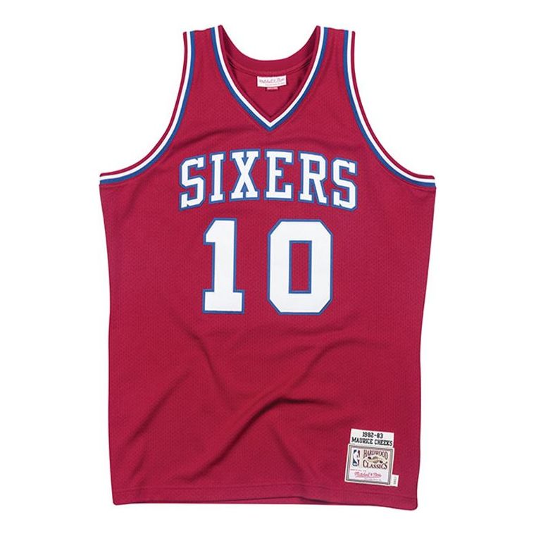Потник Mitchell & Ness Mitchell & Ness Philadelphia 76ers Cheeks Authentic Jersey Червено | 7226-3B1-82MCHEE