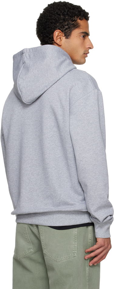 Суитчър Balmain Balmain Paris Logo Printed Hoodie Сиво | FH2JR090BD33, 2