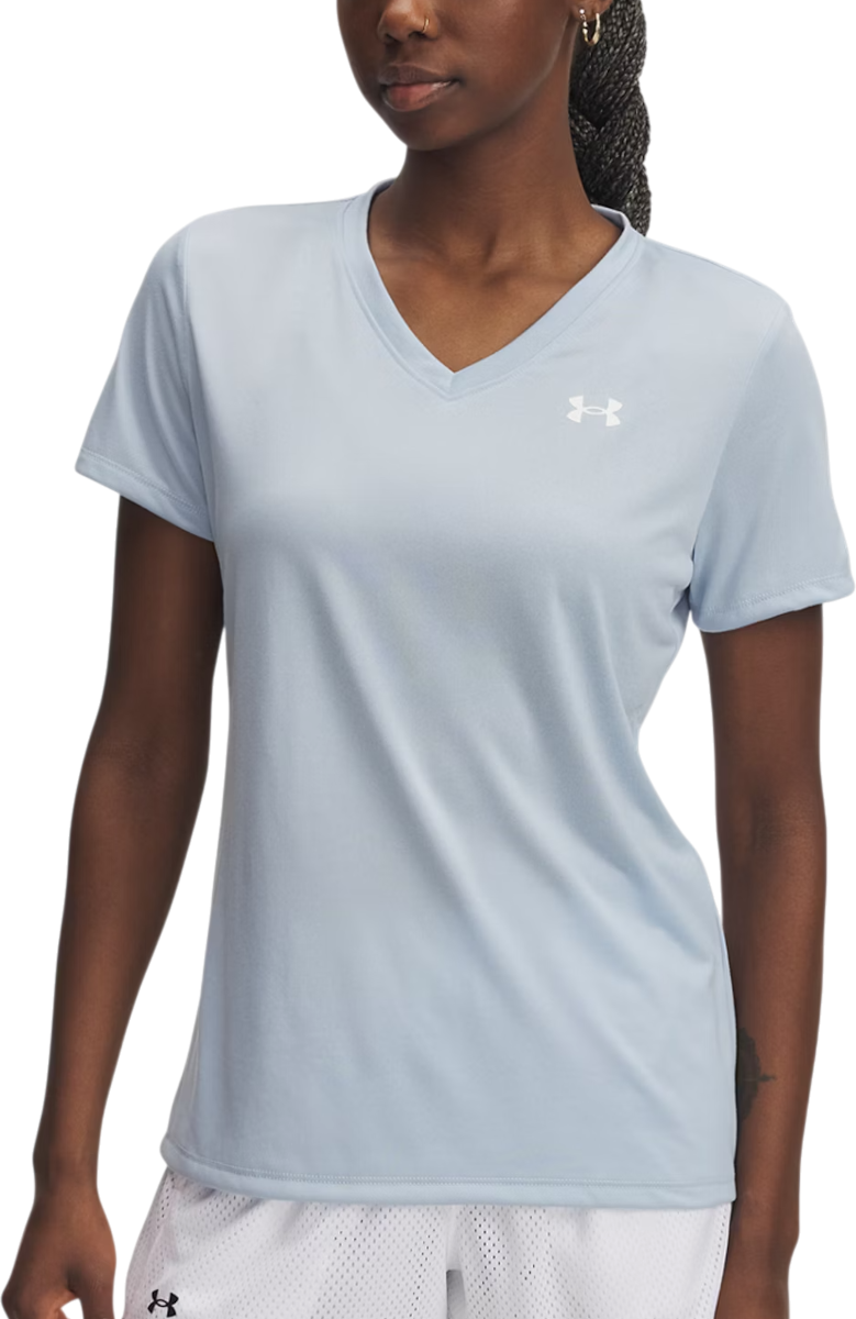 Тениска Under Armour Under Armour Tech Short Sleeve V-Neck T-Shirt Синьо | 1384229-453