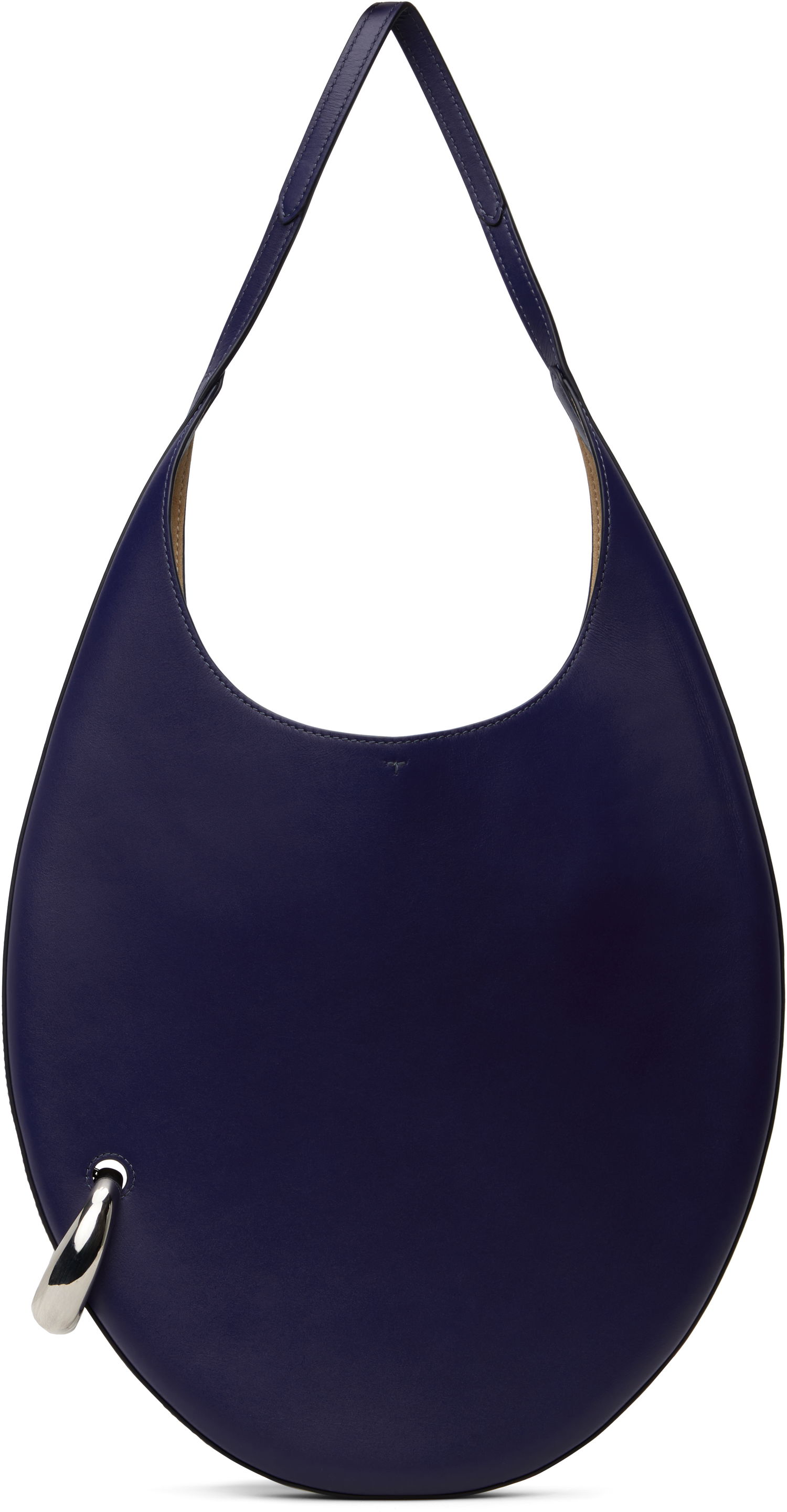 Дамска чанта Tory Burch Tory Burch Pierced Shoulder Bag Тъмно синьо | 173350-400, 0