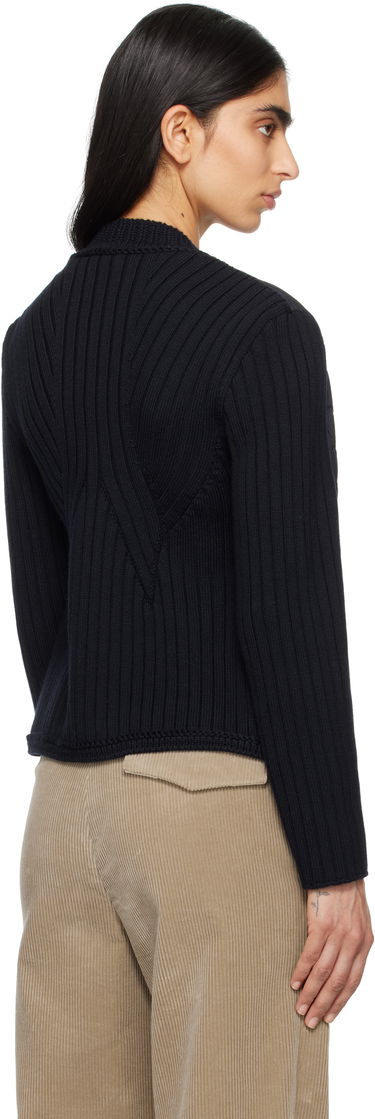 Пуловер Moncler Moncler Padded Wool Down Cardigan Черно | K10939B00013, 2