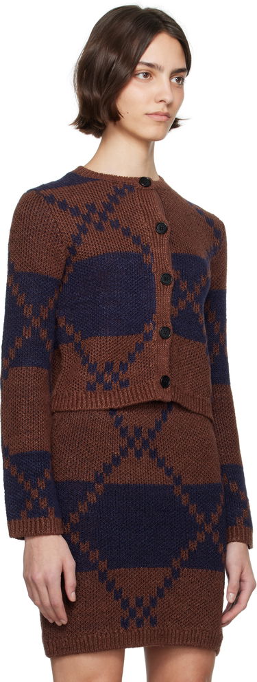 Пуловер JW Anderson JW Anderson Fairisle Knit Cardigan Кафяво | KW1411-YN0439, 1