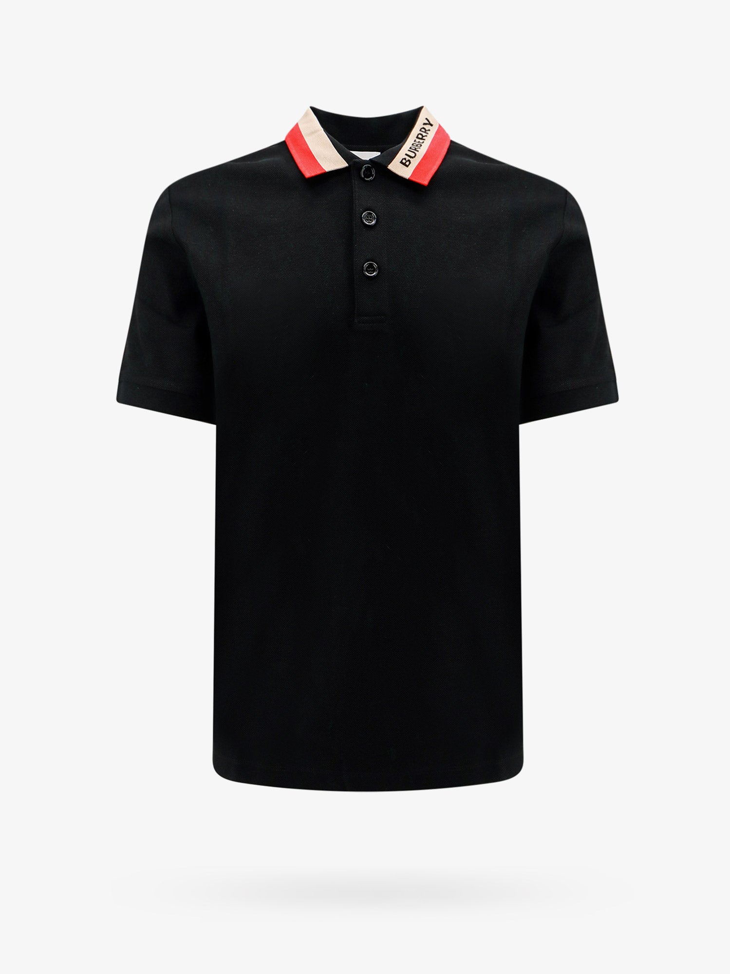 Поло тениска Burberry Burberry Logo Trim Polo Shirt Черно | 8083154A1189, 0