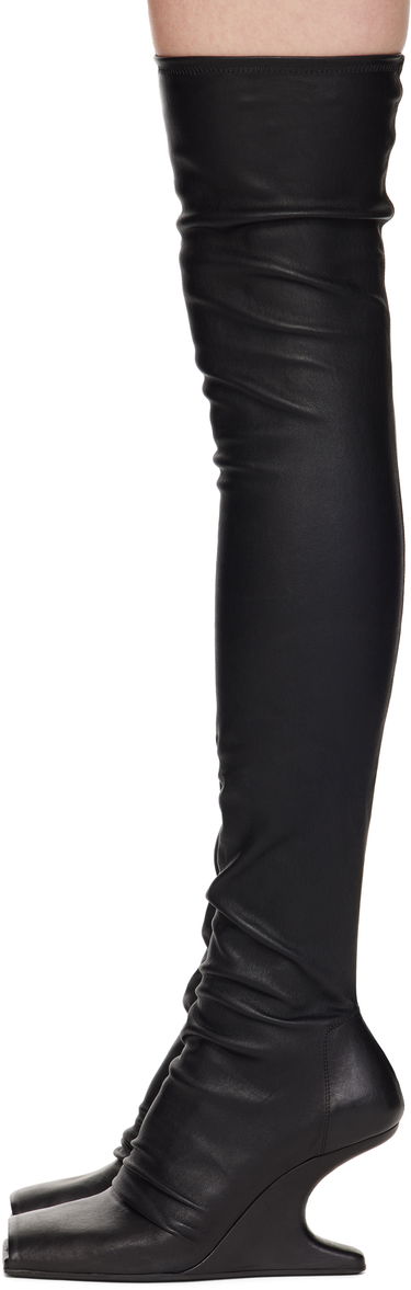Чорапи Rick Owens Rick Owens Cantilever Tall Boots Черно | RP01E7801 LS, 2