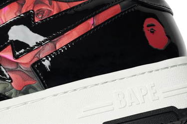 Кецове и обувки BAPE Sta x ASSC Icon Floral Черно | 1K73-191-909, 4