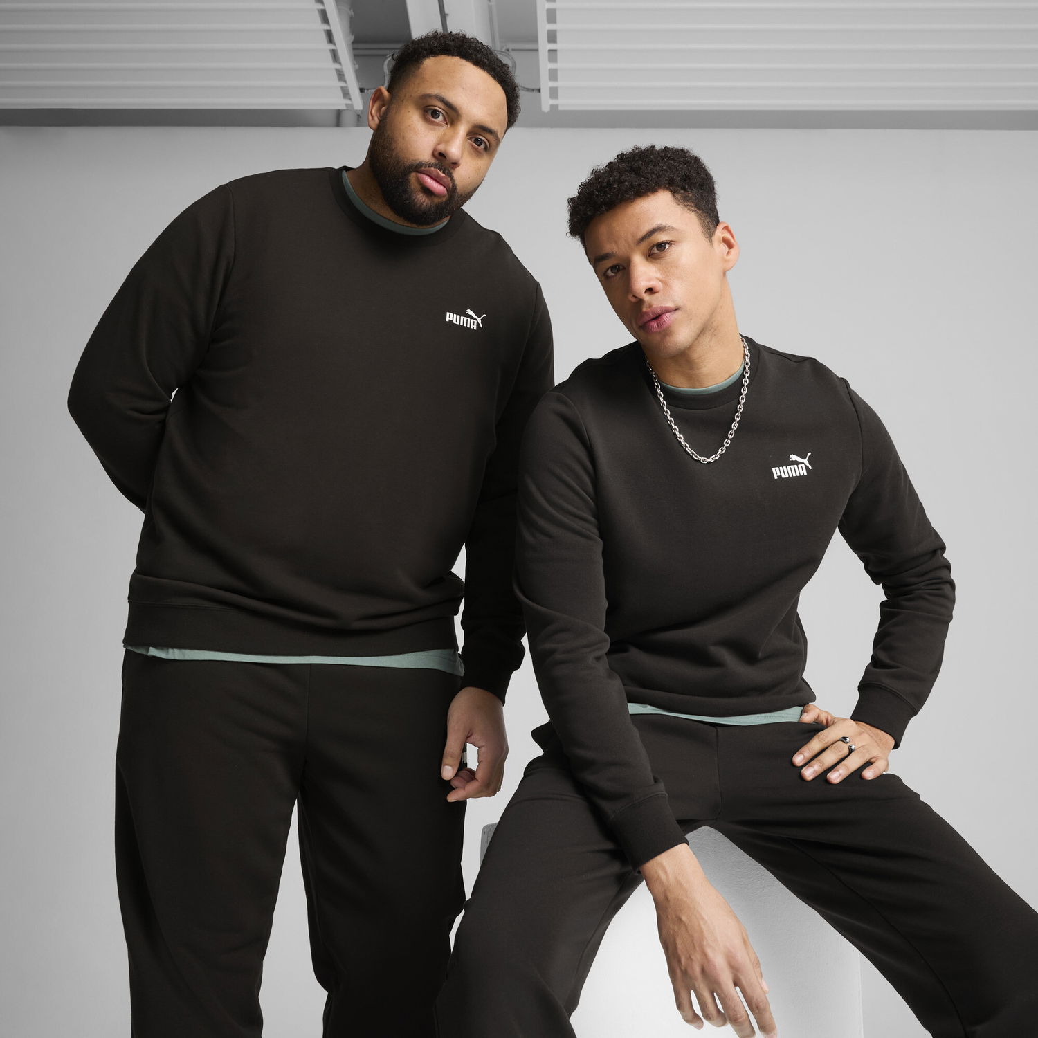 Суитчър Puma Essentials Small Logo Crewneck Sweatshirt Черно | 682564_01, 0