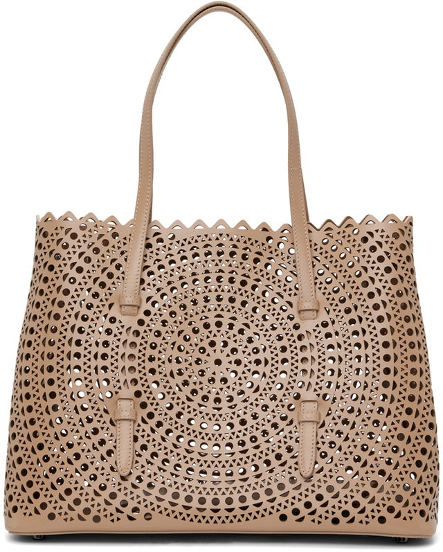 Mina 32 Perforated Leather Tote