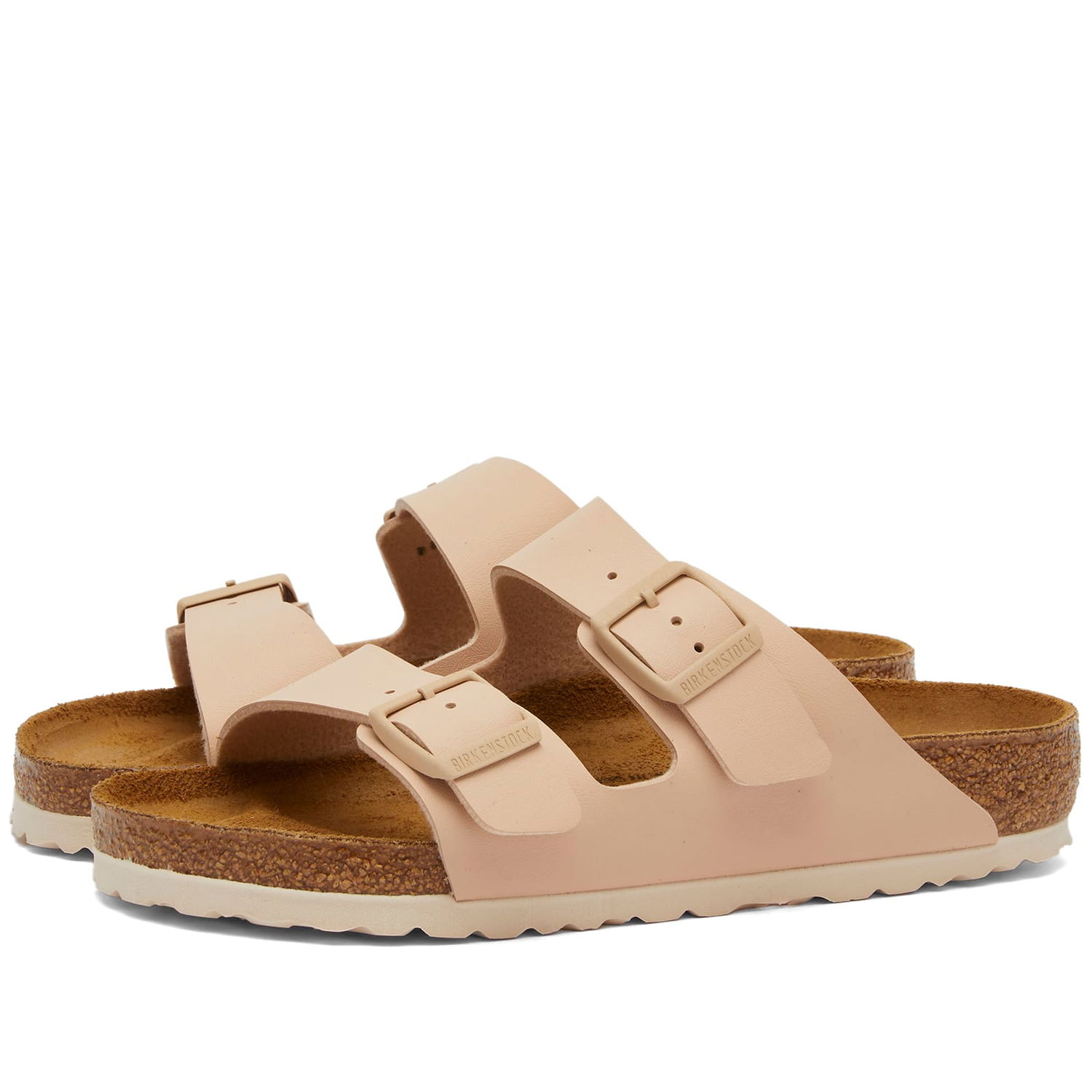 Кецове и обувки Birkenstock Arizona in New Beige Birko-Flor, Size UK 10.5 | END Бежово | 1027721, 0