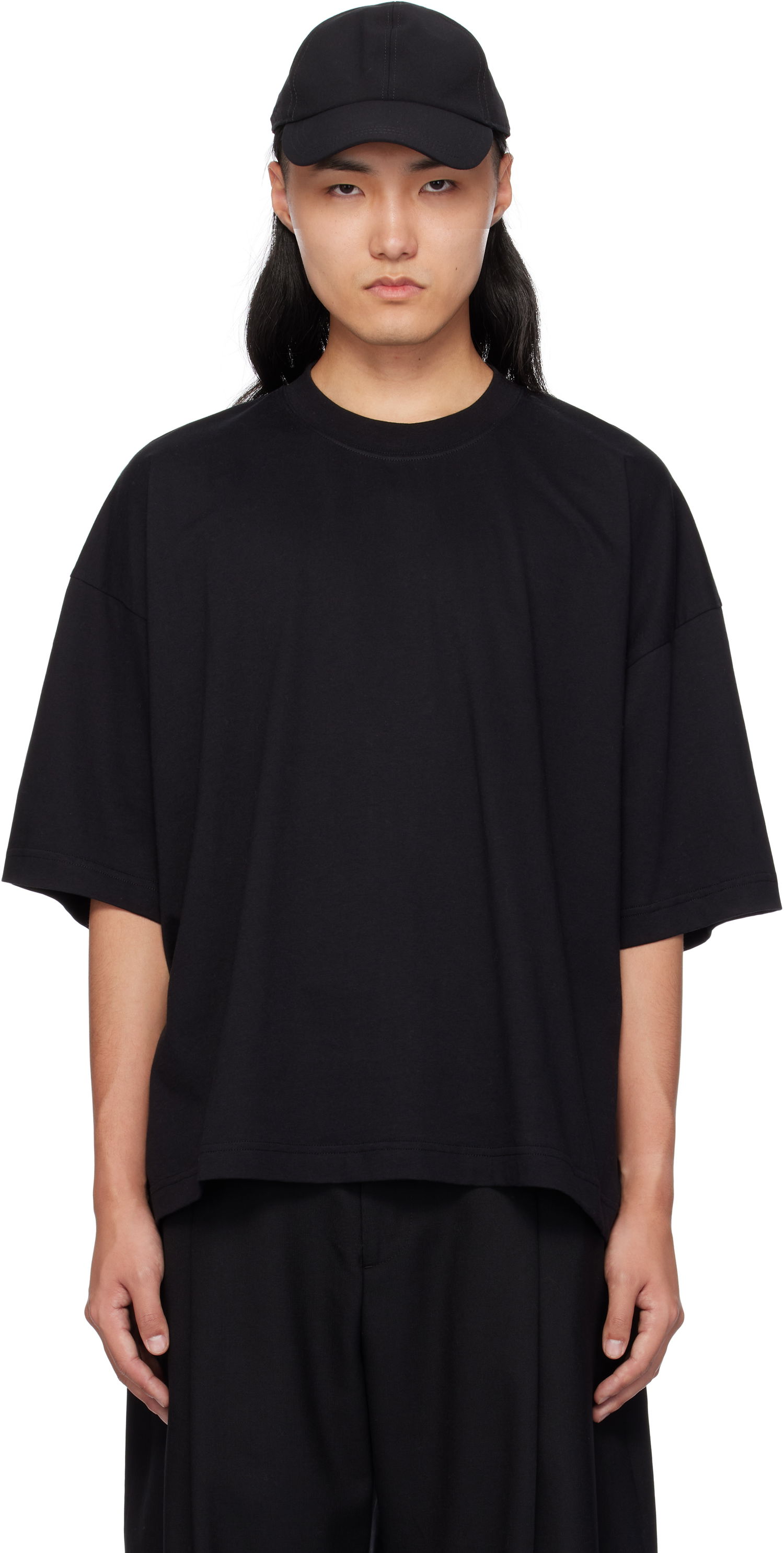Тениска Studio Nicholson Studio Nicholson Lee T-Shirt Черно | PIU SNM - 1327, 0